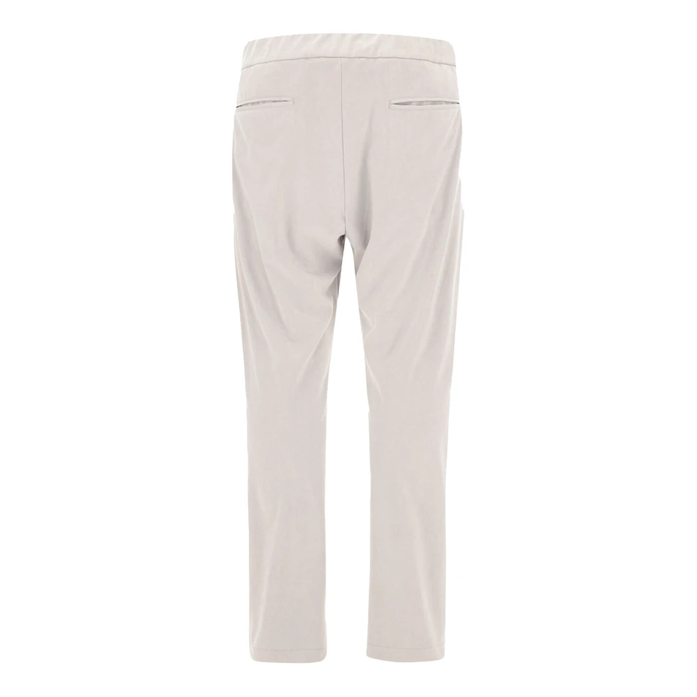 Herno Zachte Suède Microvezel Trekkoord Broek Gray Heren