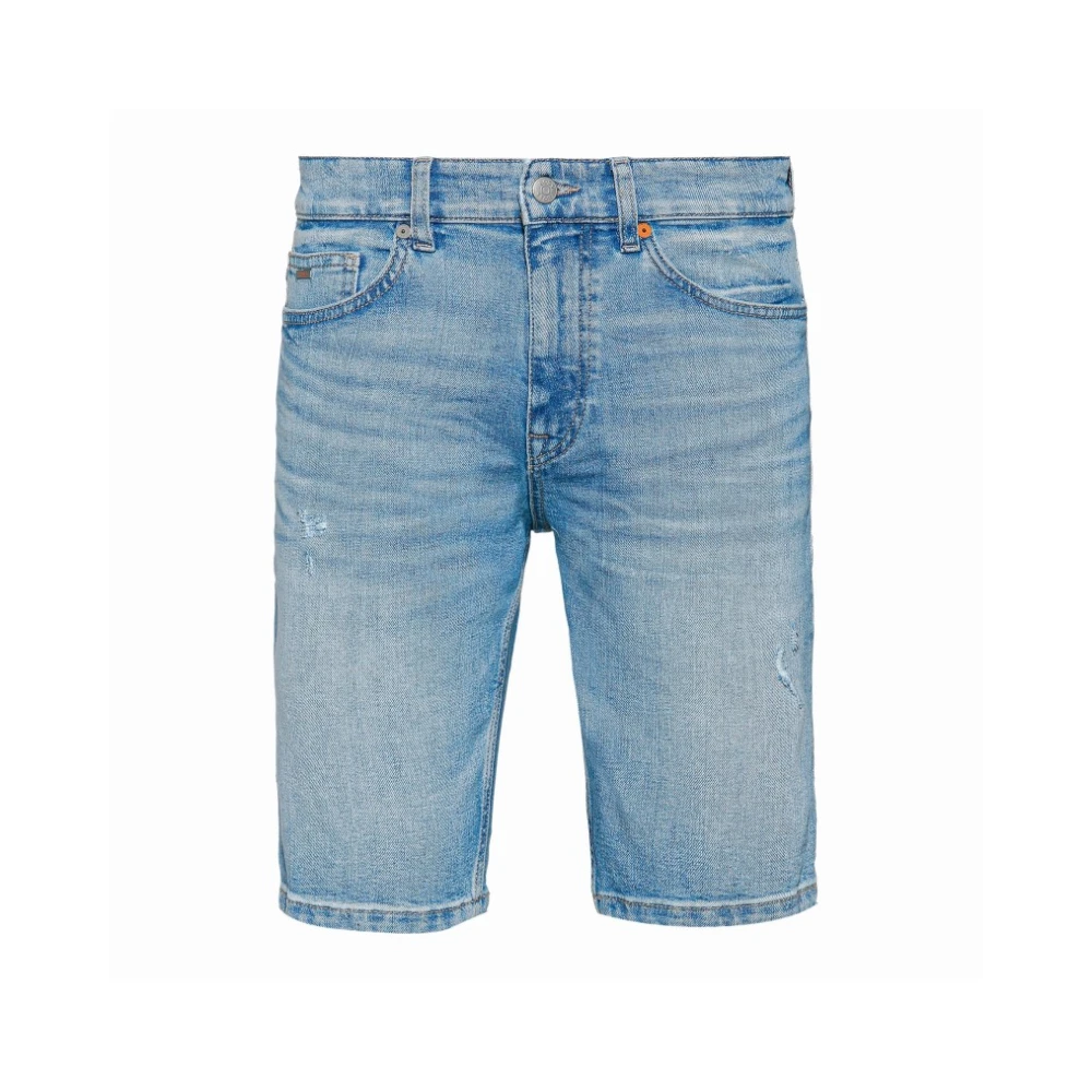 Hugo Boss Denim Shorts Blue Heren