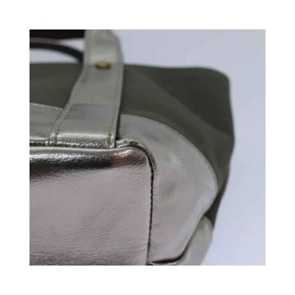 Burberry Vintage Pre-owned Canvas handbags Black Dames
