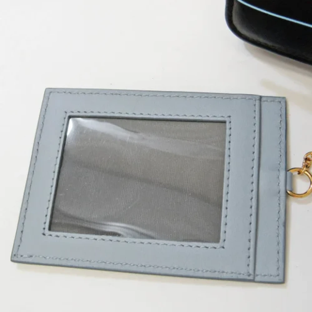 Prada Vintage Pre-owned Leather wallets Black Dames