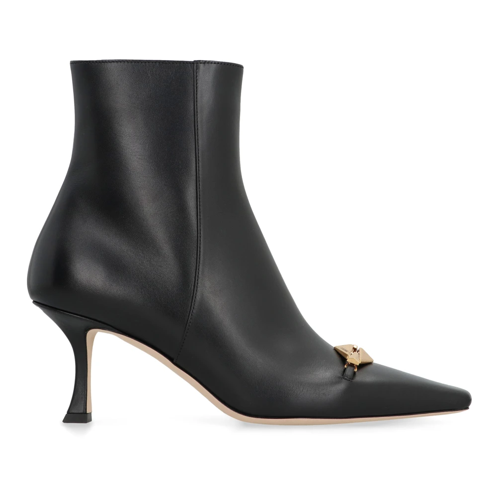 Jimmy Choo Women's Black Ryker 70 Ankle Boots - Heeled Boots - 4 1/2 Uk - Shoes
