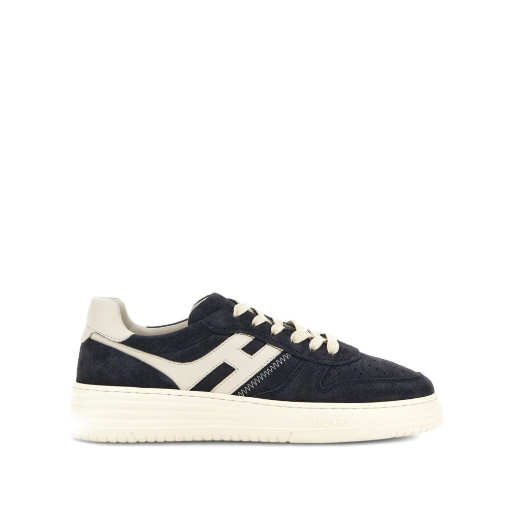 Hogan Blauwe Sneakers met Rubberen Zool Heren Schoenen