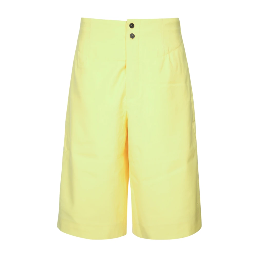 Jacquemus Yellow Bermudas, Male, Xl, Le Short Moisson