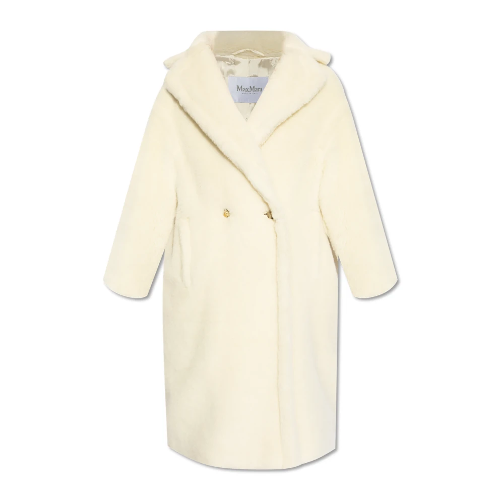 Max Mara Pälsjacka Tedgirl White, Dam