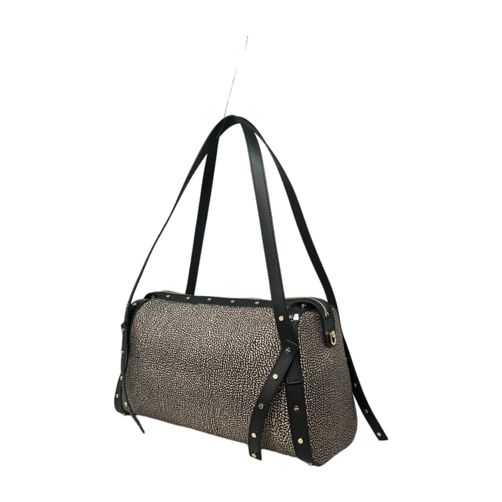 Borbonese Schoudertas Medium Gray Dames