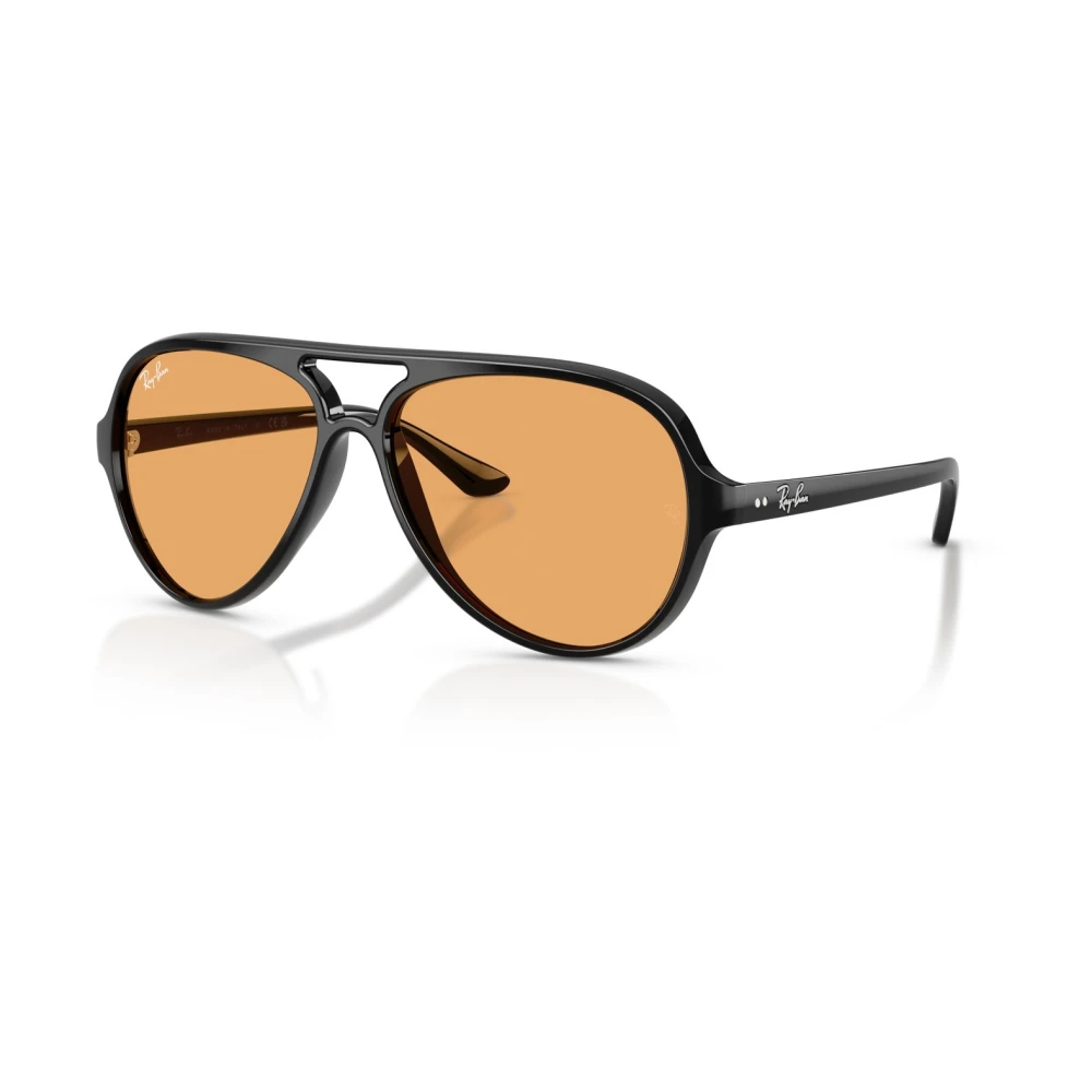 Ray - Ban Orange Man Rb4125 Cats 5000 601/33 Sunglasses Injected Black Pilot Normal - Image 5