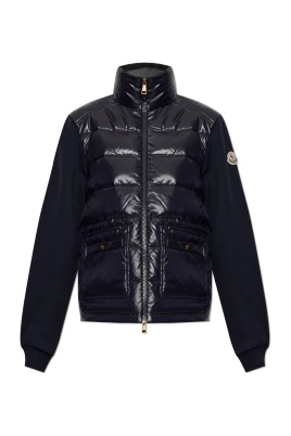 Quiltad Sweatshirt med Dragkedja