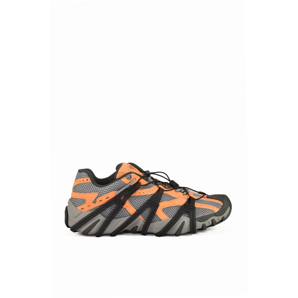 Diesel Casual Sneakers met Rubberen Zool Heren Schoenen Grijs