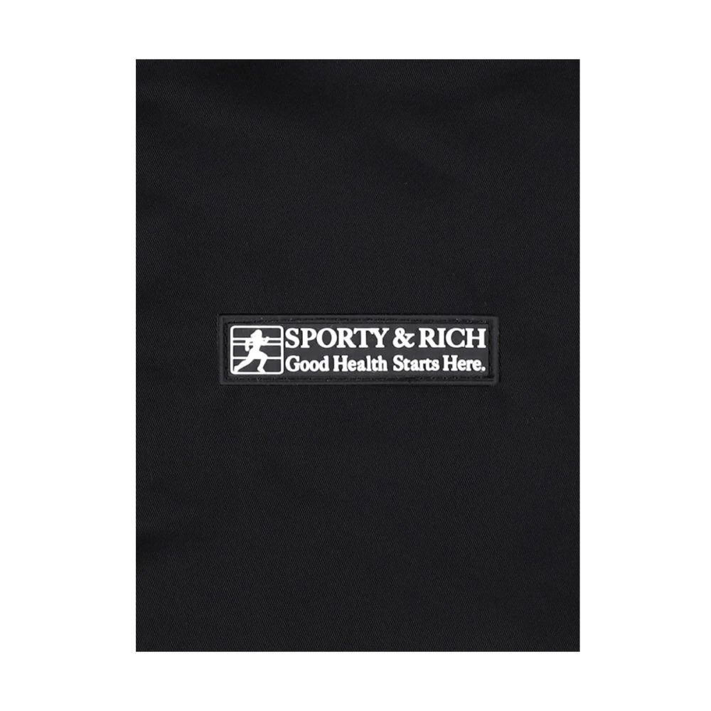 Sporty & Rich Zwart Sh017S405Gb Sportieve Stijl Black Dames