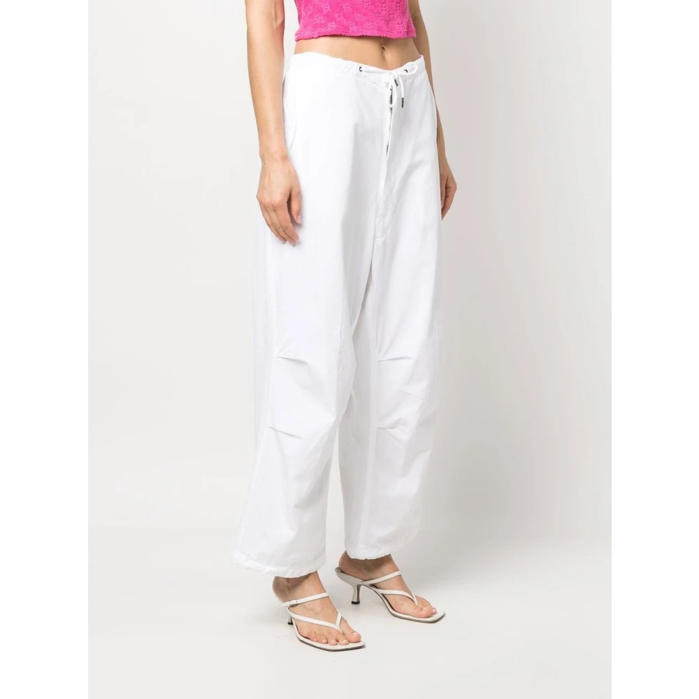 Darkpark Witte Loose-Fit Broek White Dames