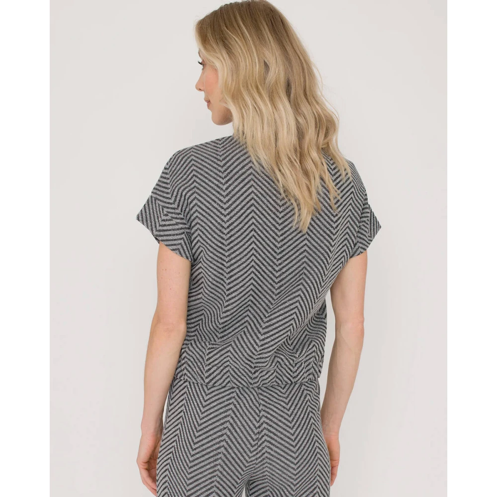 Anna Van Toor Stijlvolle Gilet Gray Dames