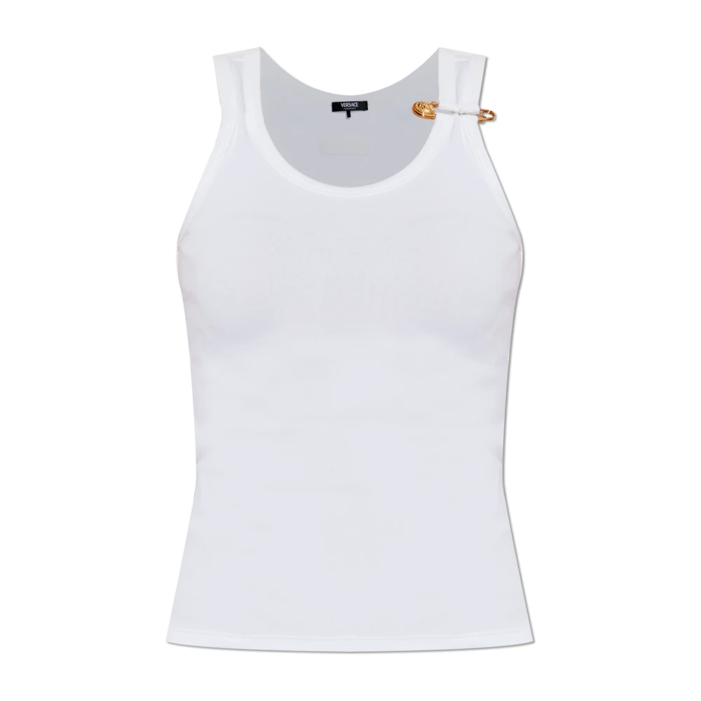 Tops > Sleeveless Tops - - Versace - Modalova