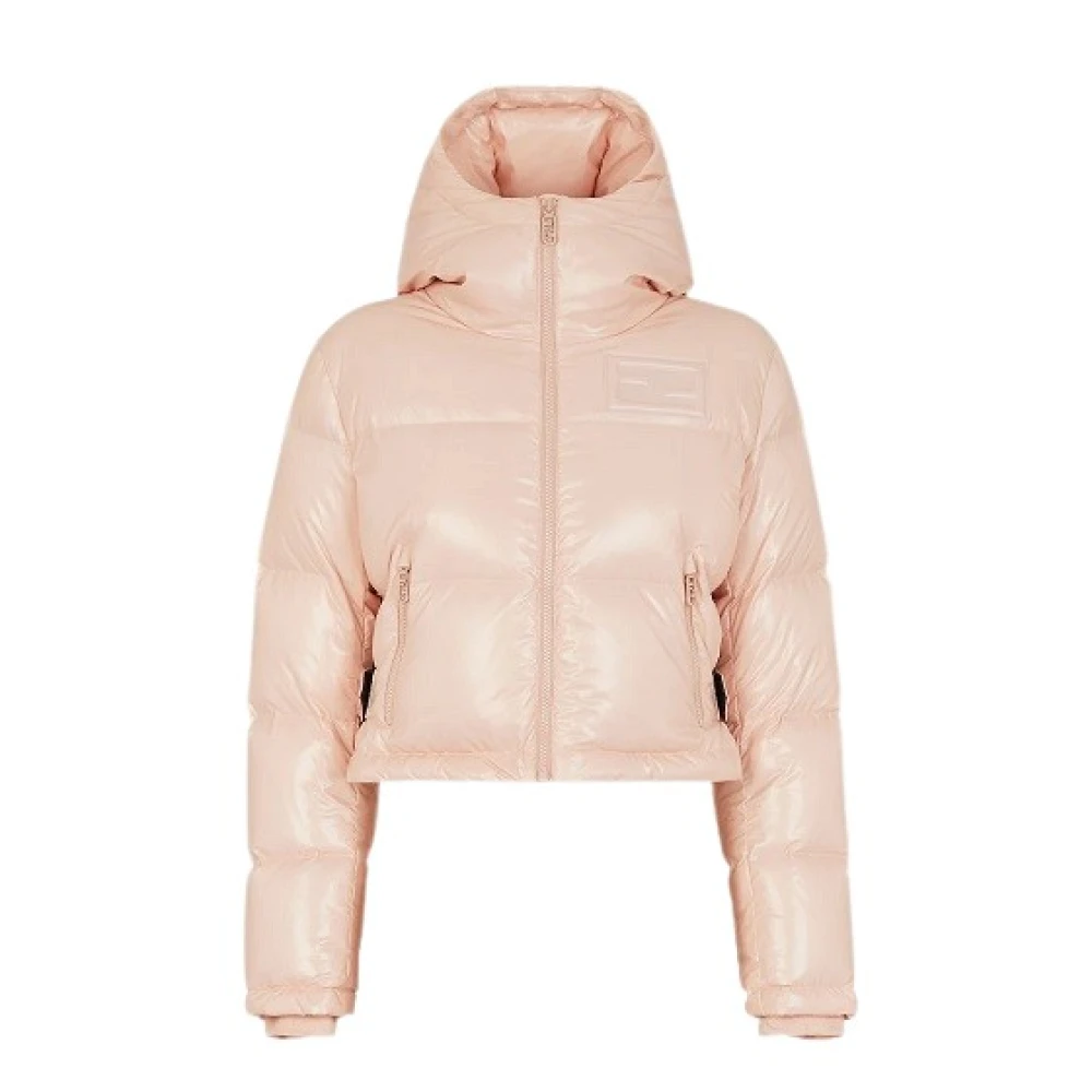 Fendi Warme Winter Donsjas voor Mannen Pink Dames