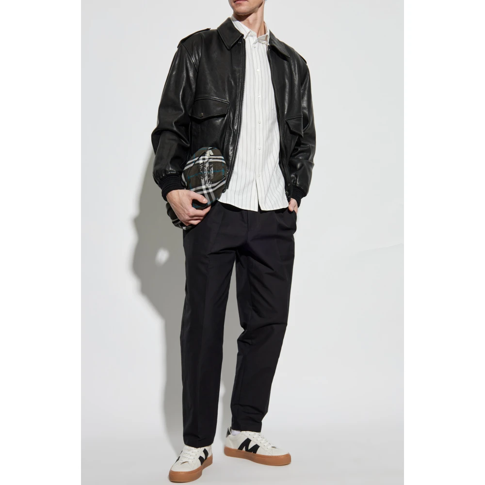 Burberry Gestreept shirt White Heren
