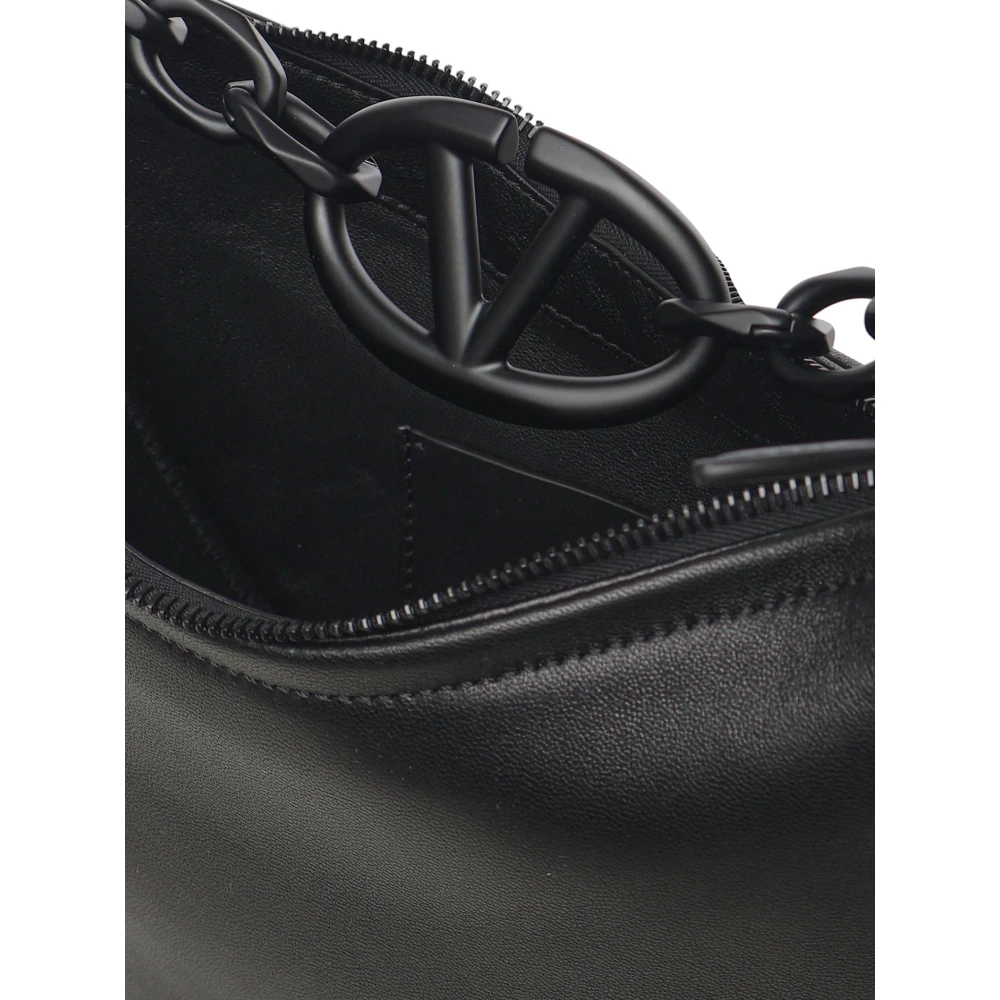Valentino Garavani Zwarte VLogo Handtas met Kettinghandvat Black Dames