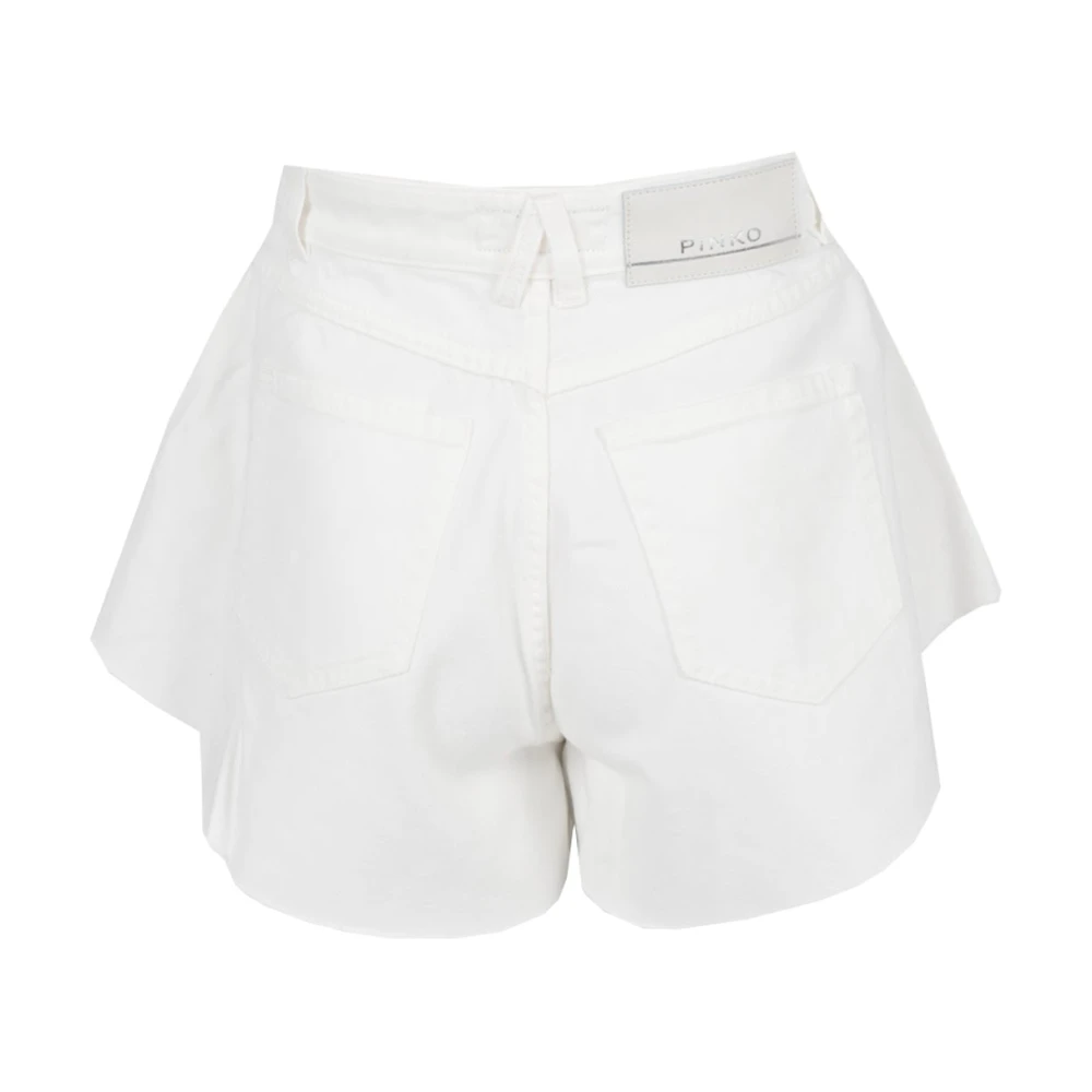 pinko Denim Shorts voor zomerdagen White Dames
