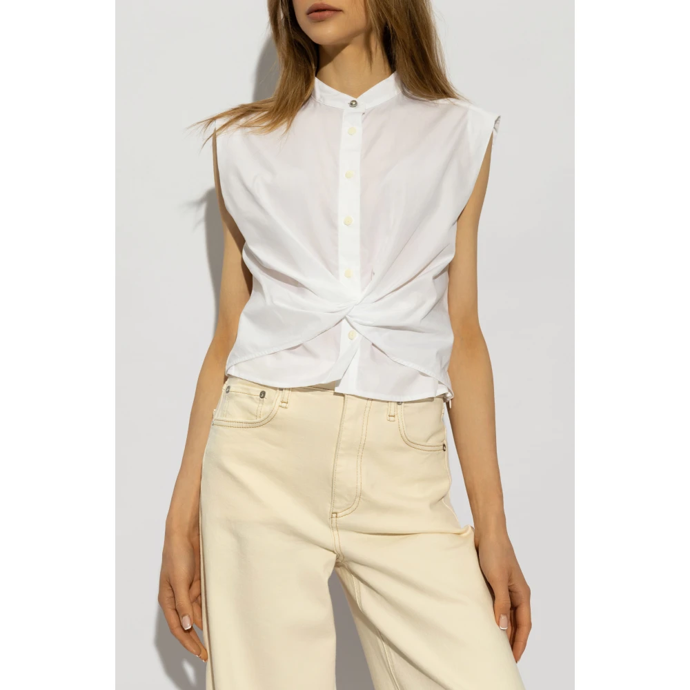 Rag & Bone Mouwloze shirt Louisa White Dames