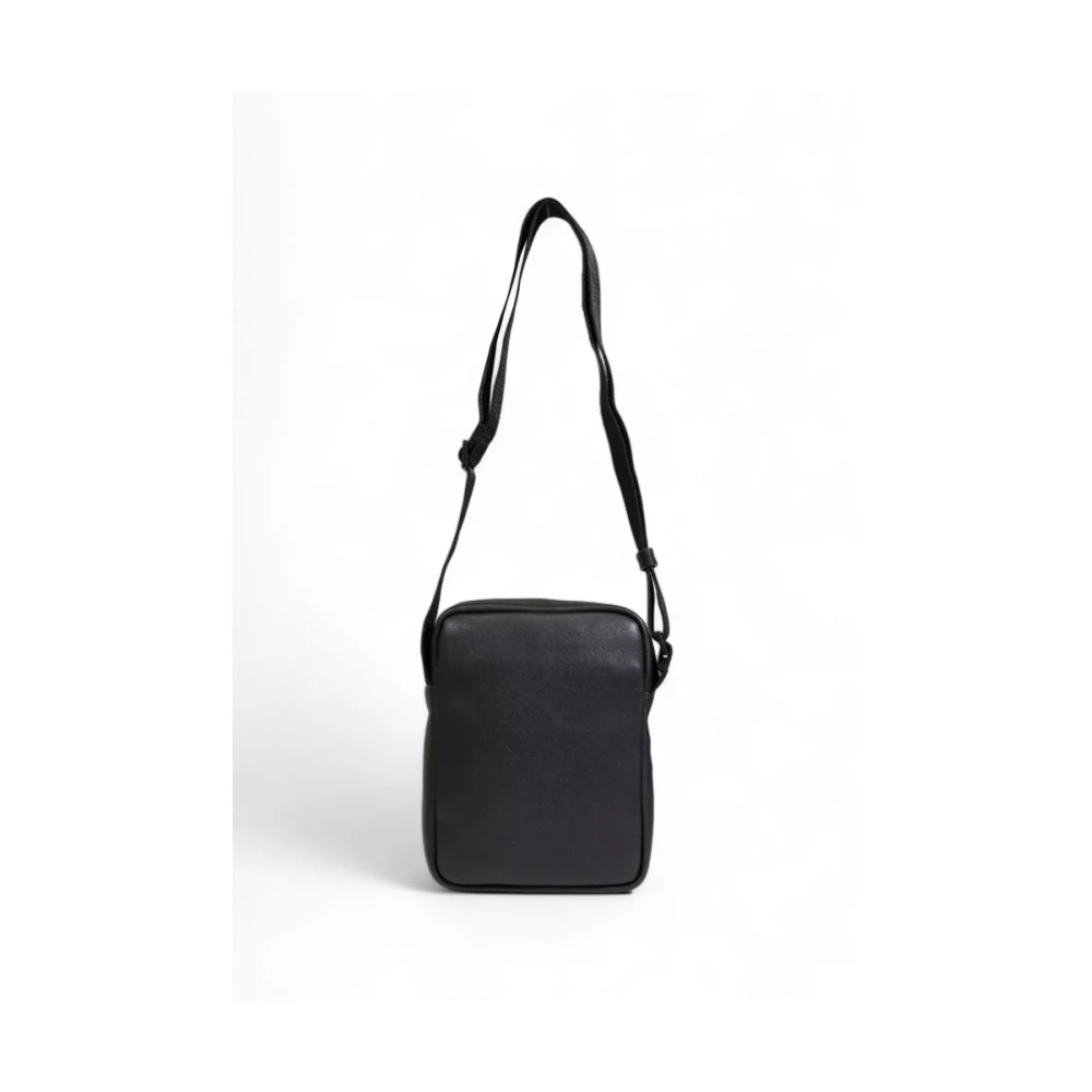 Calvin Klein Zwarte gerecyclede polyester schoudertas Black Heren
