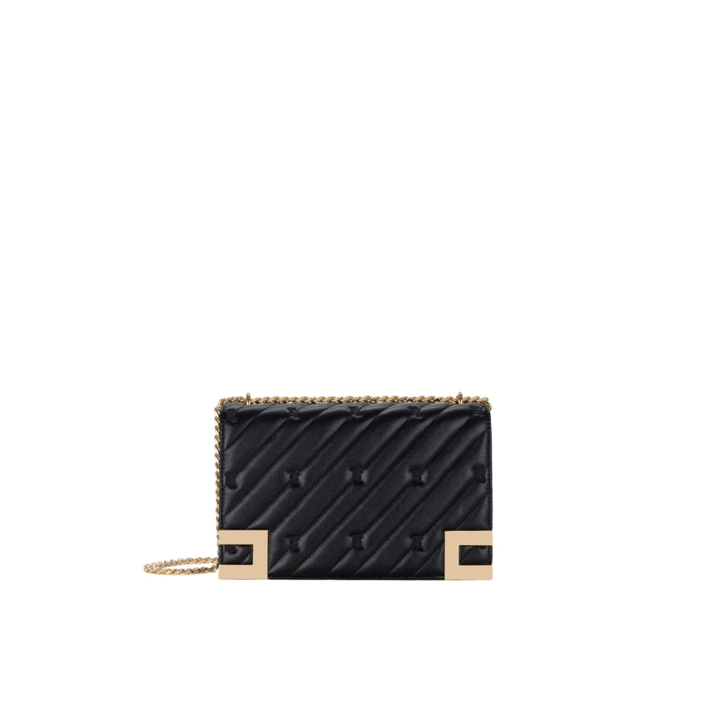 Elisabetta Franchi Stijlvolle Handtas voor Trendy Vrouwen Black Dames
