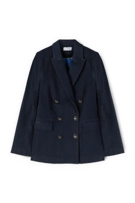 Dubbelknäppt Jeansblazer