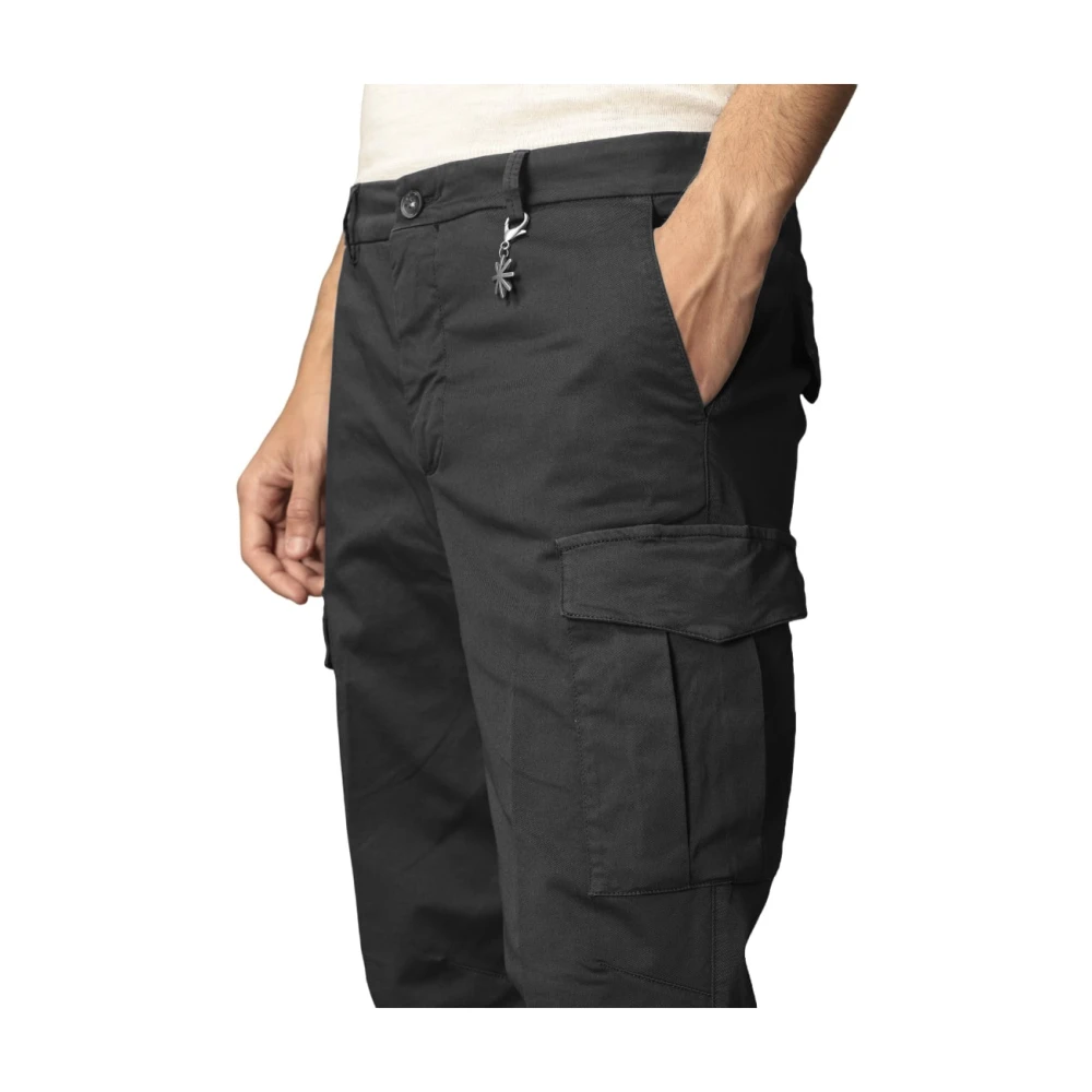 Manuel Ritz Heren Casual Broeken Black Heren