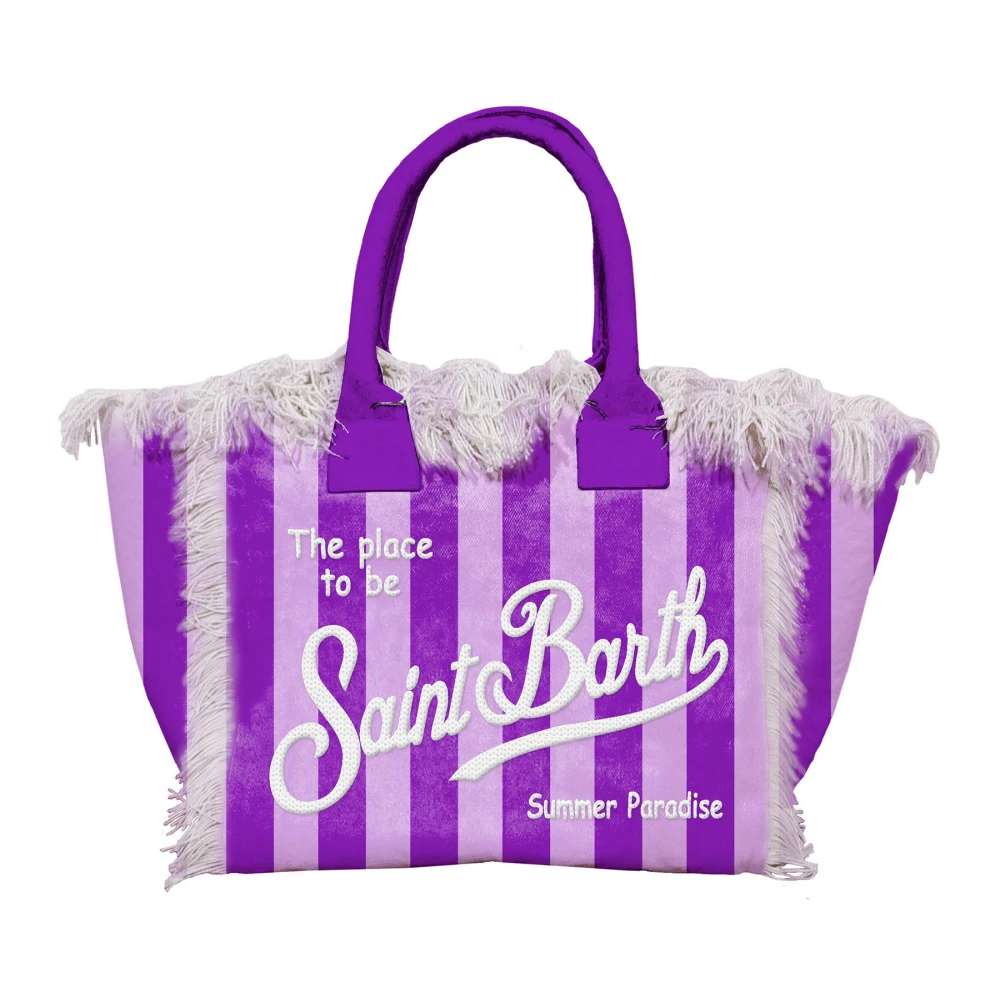 MC2 Saint Barth Trendy Strandtassen Collectie Purple Dames