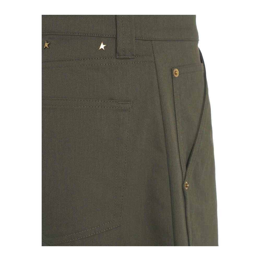 Golden Goose Groene Broek Aw24 Green Heren