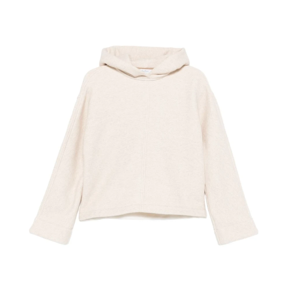 Max Mara Women's Beige Hoodie - Hoodies - M - Sweatshirts & Hoodies