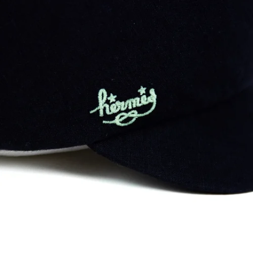 Hermès Vintage Pre-owned Fabric hats Black Dames