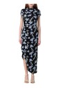 robe-maxi-florale-noire