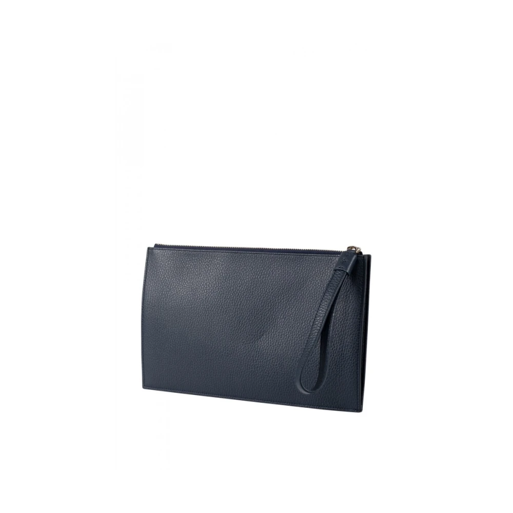 Orciani Heren Clutch Tas Blue Heren
