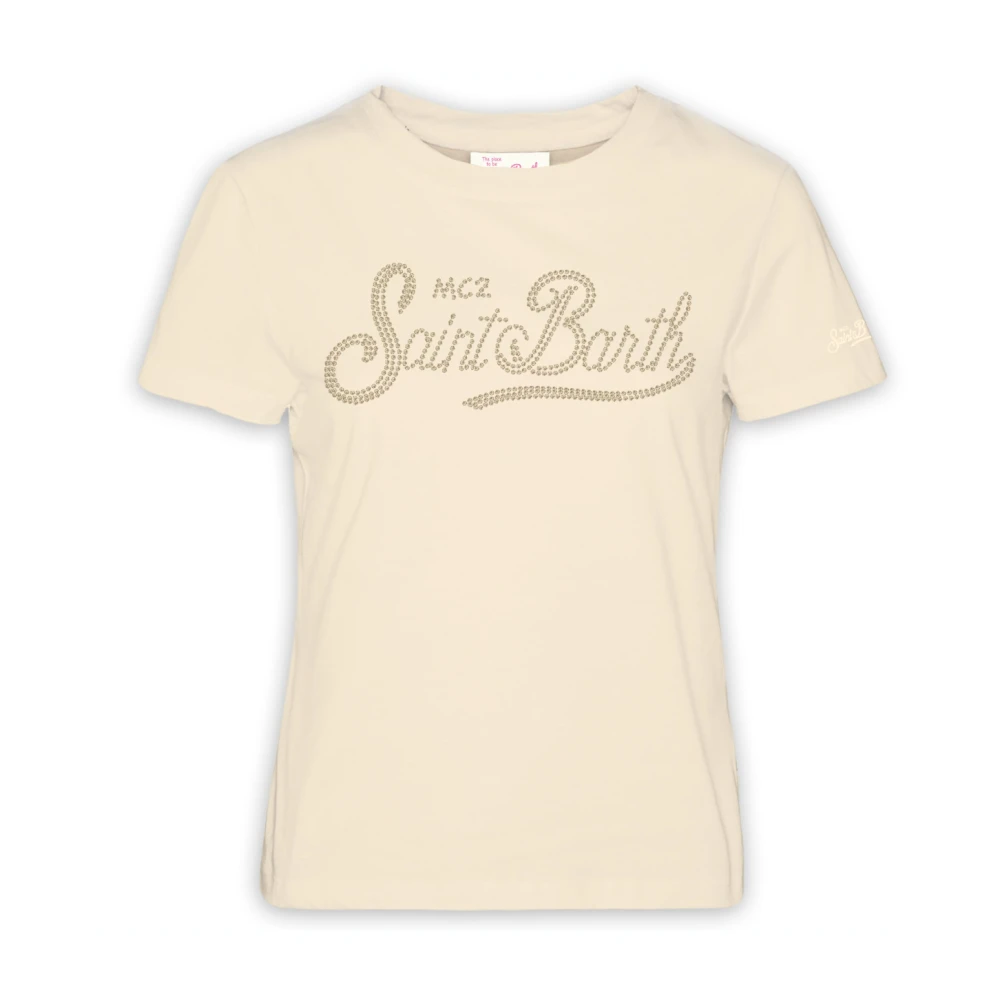 MC2 Saint Barth Stijlvolle T-shirts en Polos Beige Dames