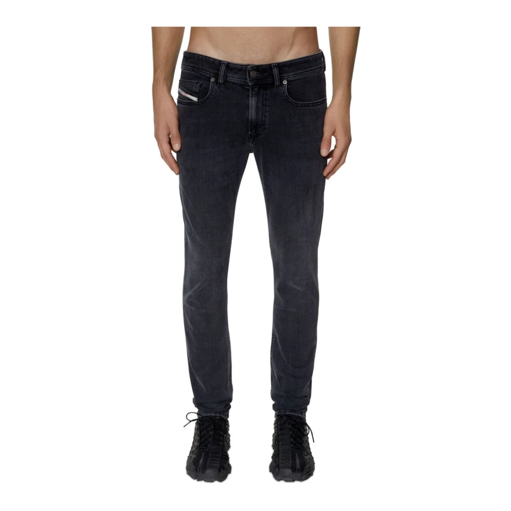 Diesel Slim-fit Jeans Black Heren
