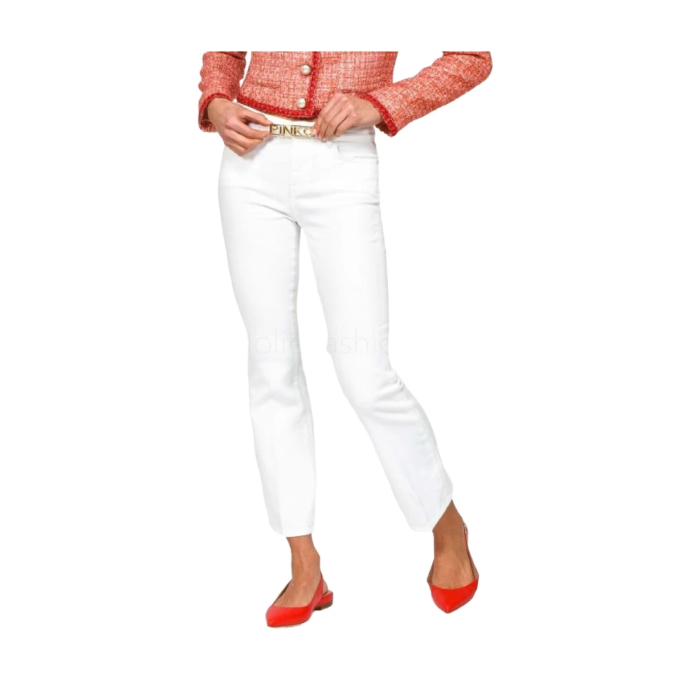 pinko Damesbroek Stijlvol Model White Dames