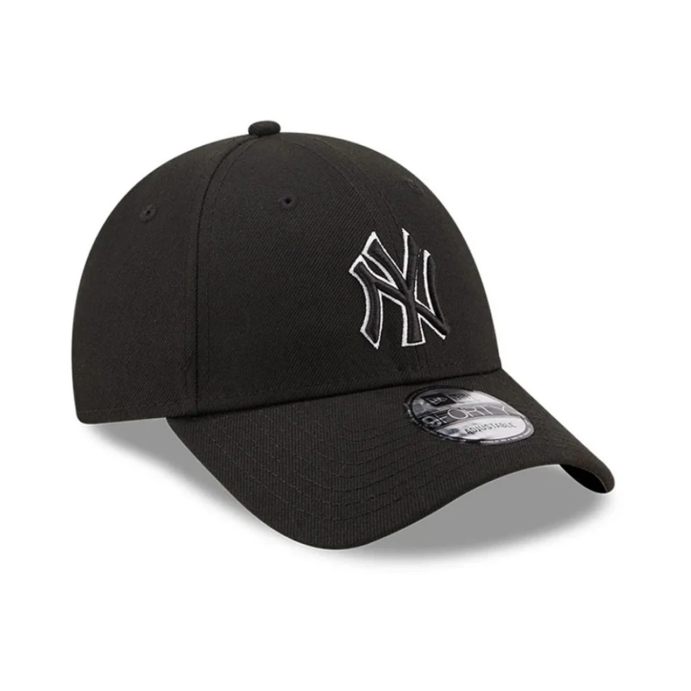 new era Zwart Teamlogo Pop Outline Pet Black Heren