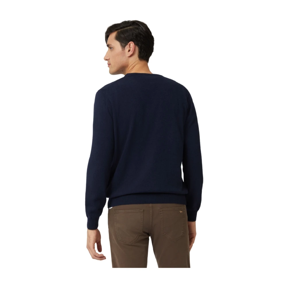 Harmont & Blaine Blauwe Crew Neck Sweater Blue Heren