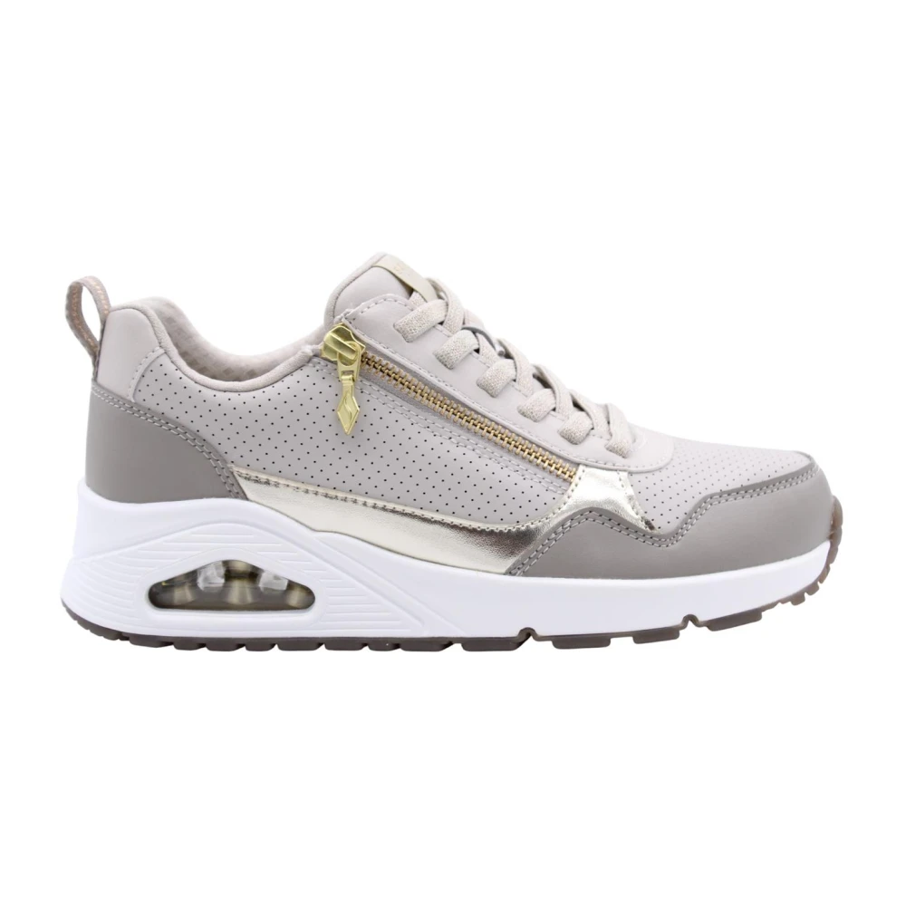 Skechers Vrouw Beige Schoenen Dames, 38 Eu, Casual Fosters Sneaker