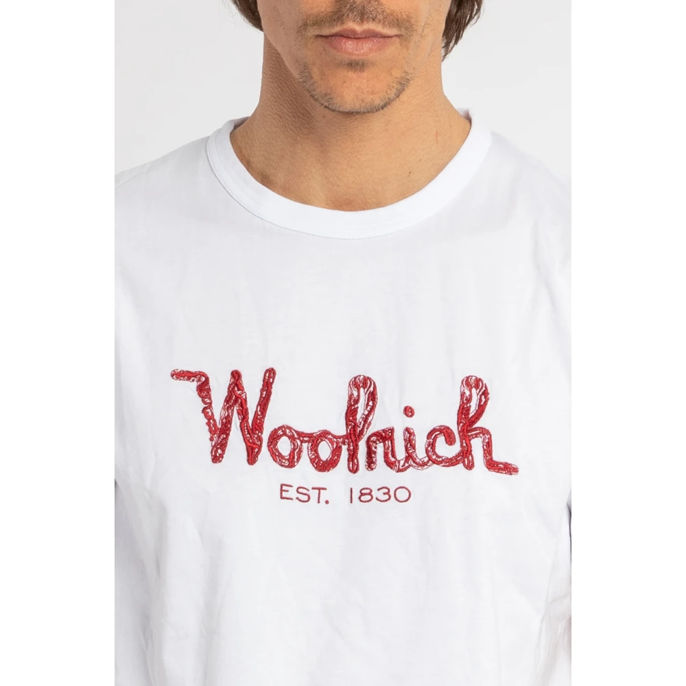 Woolrich T-Shirts White Heren