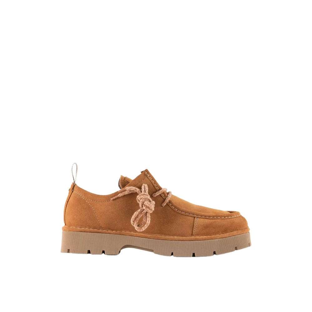 Panchic Laced Shoes Brown Heren
