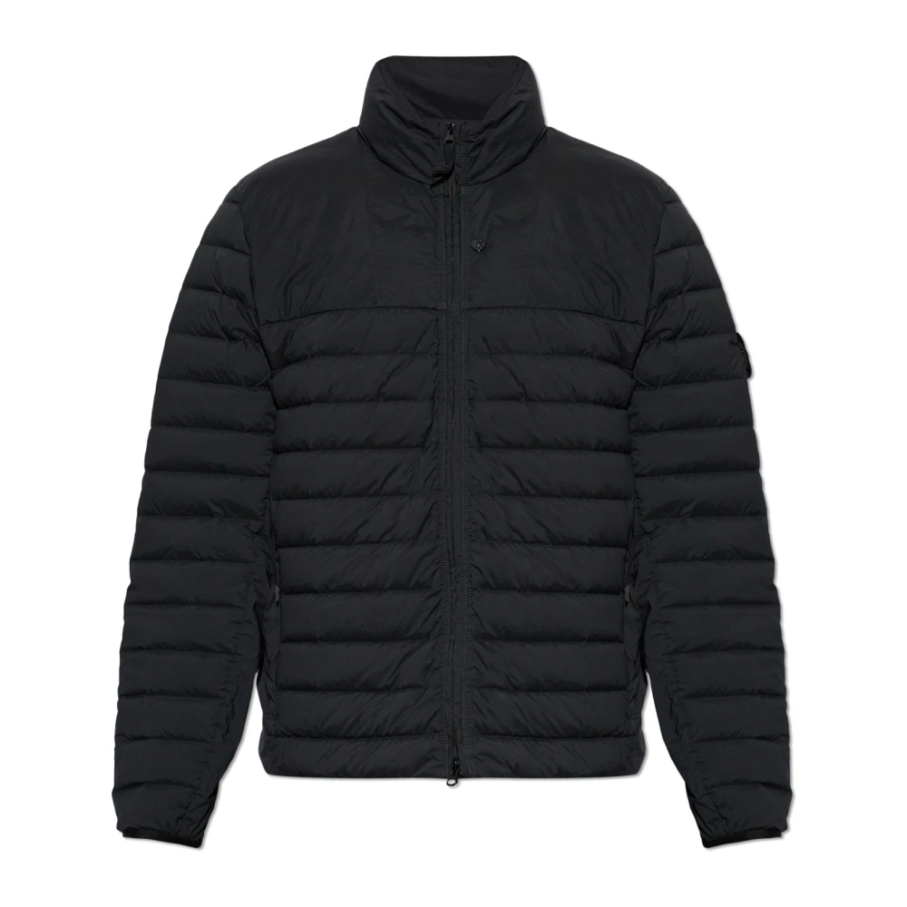 Stone Island Blue Down Jackets, Male, 2XL, Down Jacket With Logo