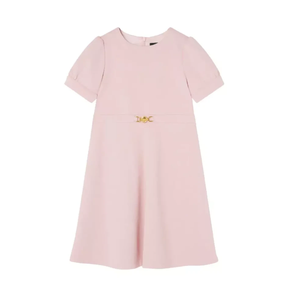 Versace Barn Dusty Rose Klänning Jersey Milano Pink, Flicka