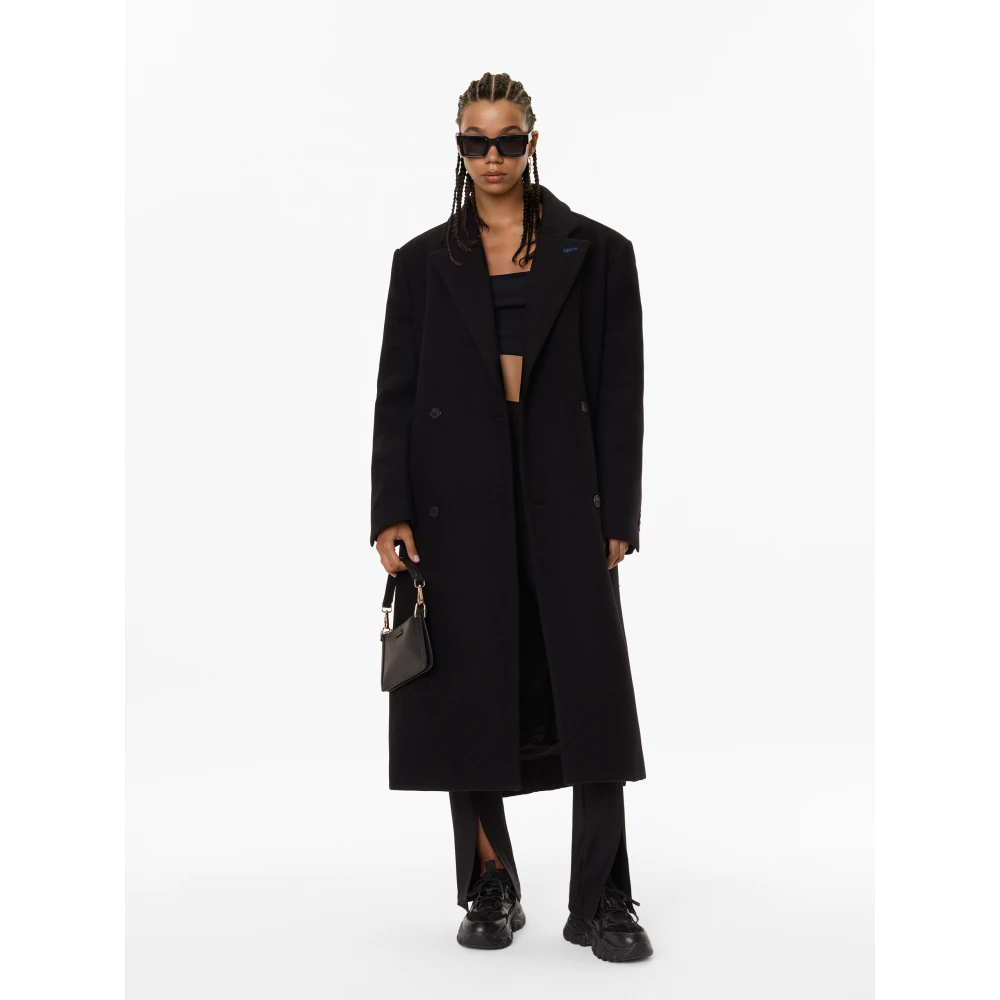 Kazar Studio Zwarte leren schoudertas met rechthoekige vorm Black Dames