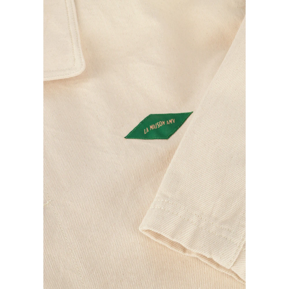 American vintage Ecru Overshirt Datcity Beige Heren