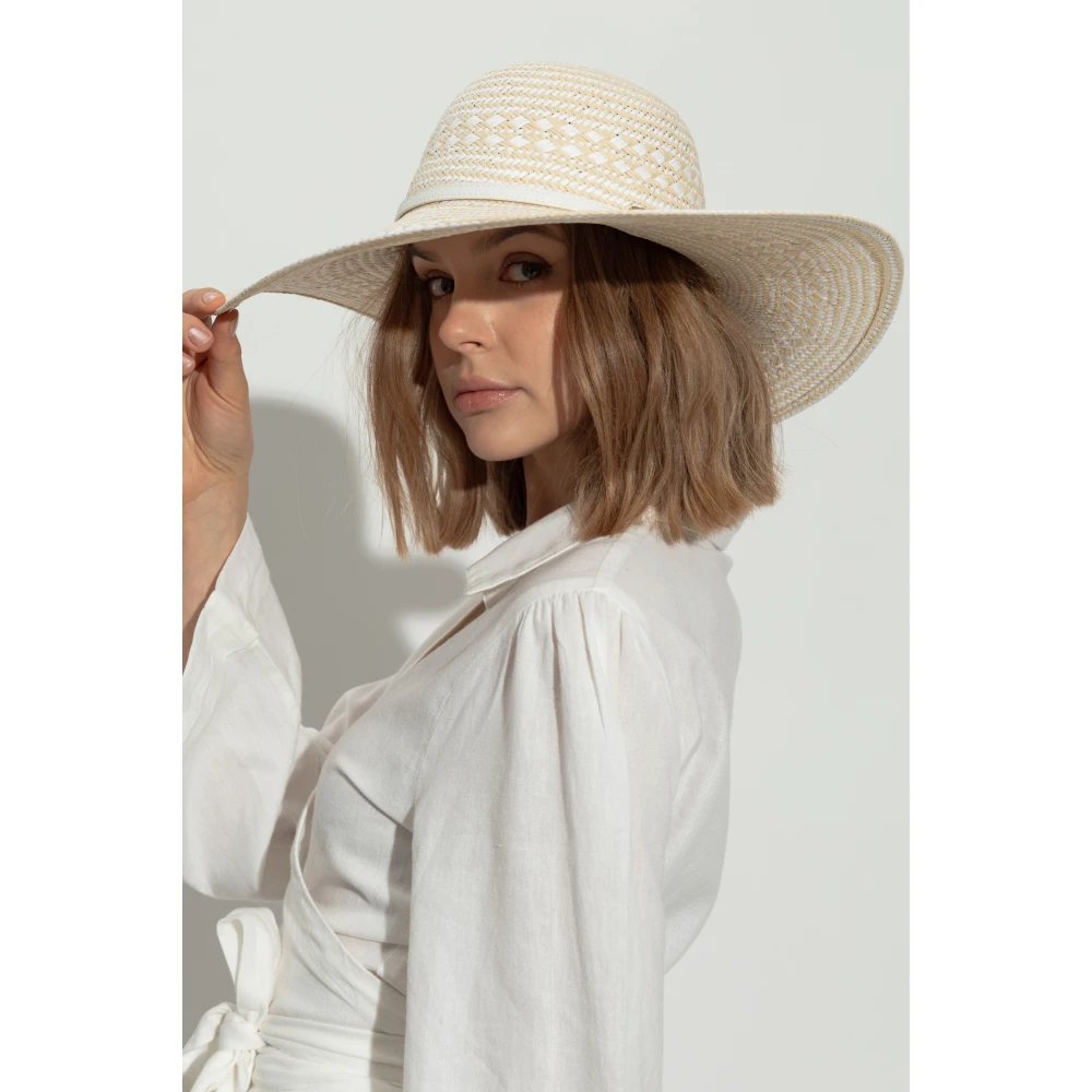 Melissa Odabash Hoed met decoratieve band Beige Dames
