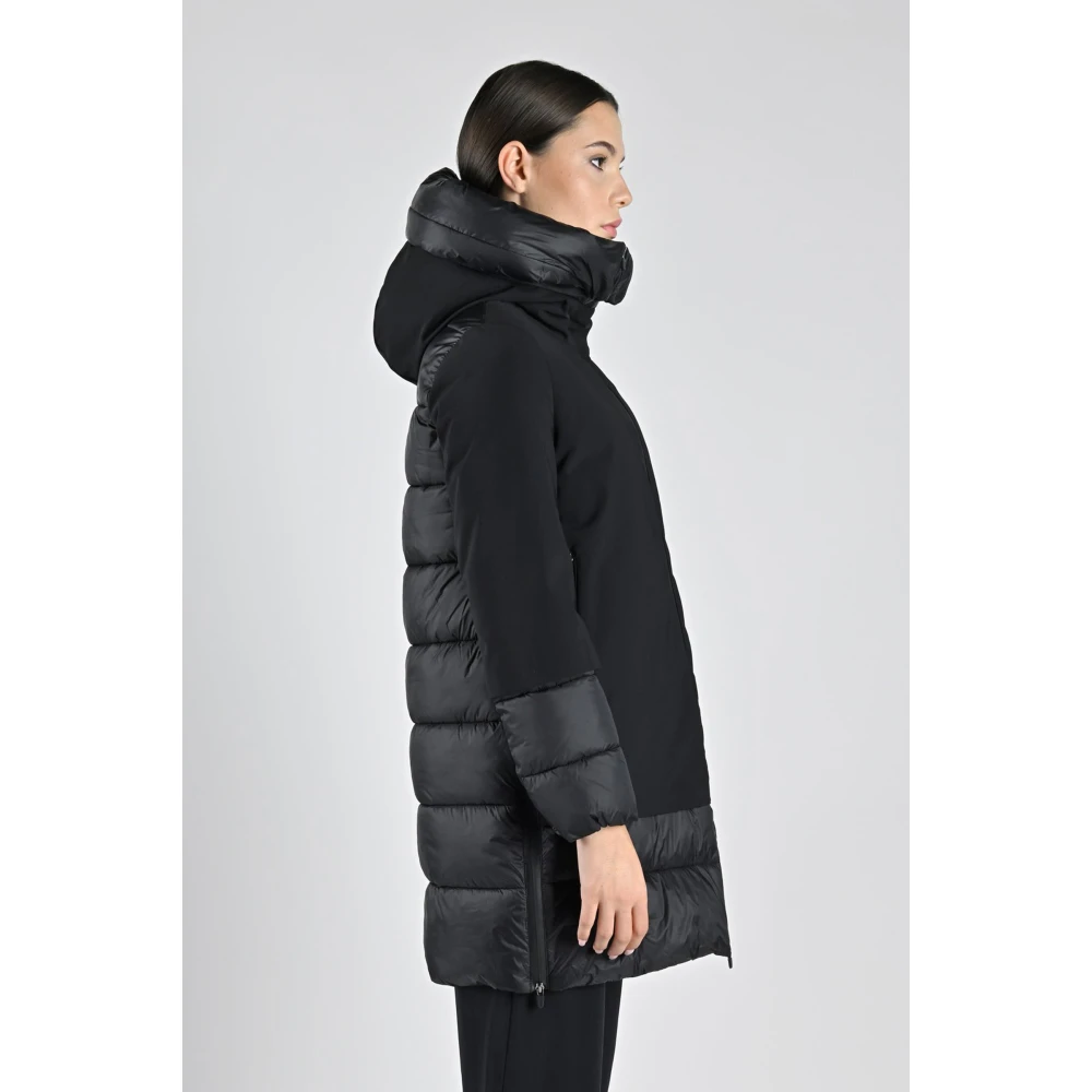 Canadian Classics Zwarte Donsjas Jas Mix Black Dames