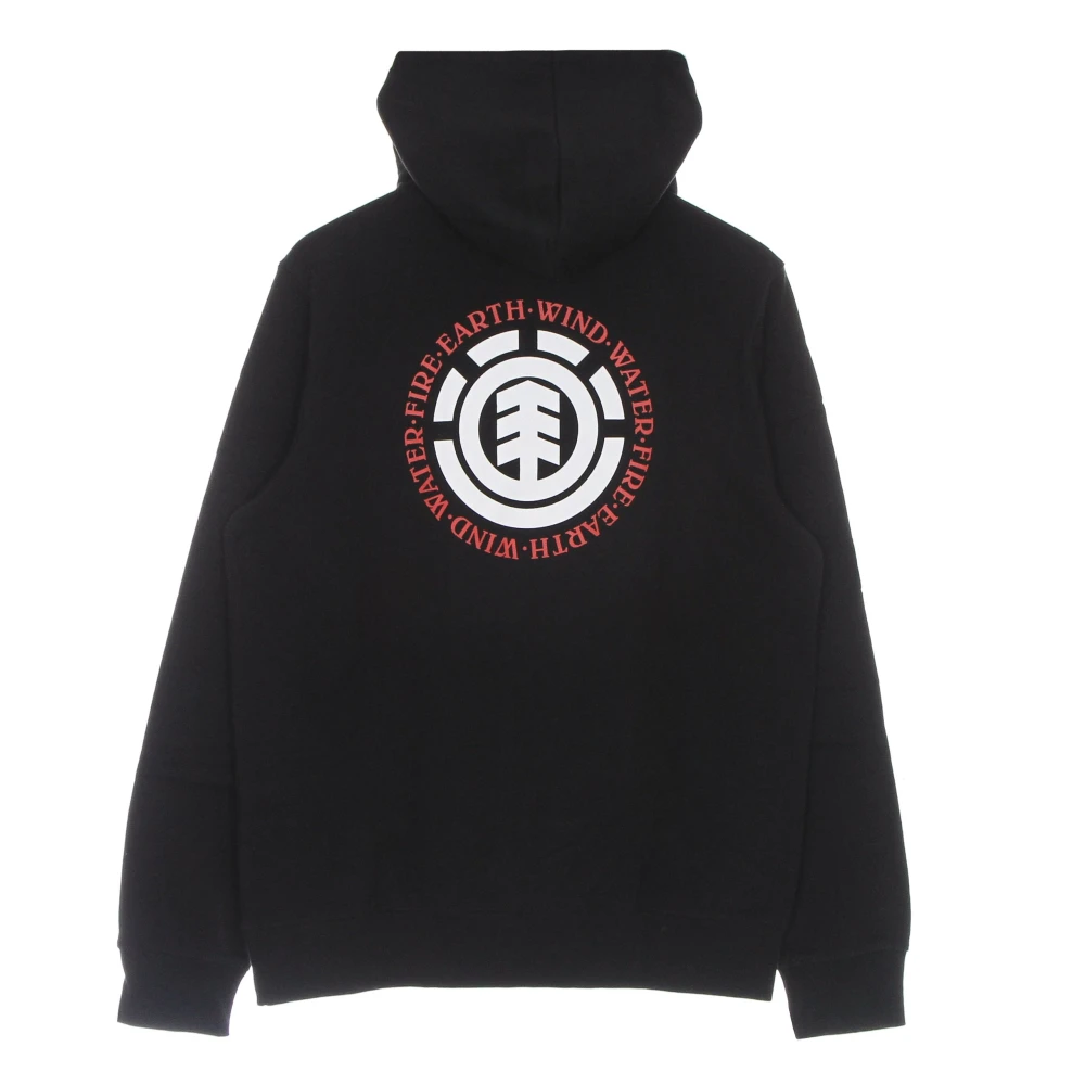 Element Hoodie met zeehondenprint Black Heren