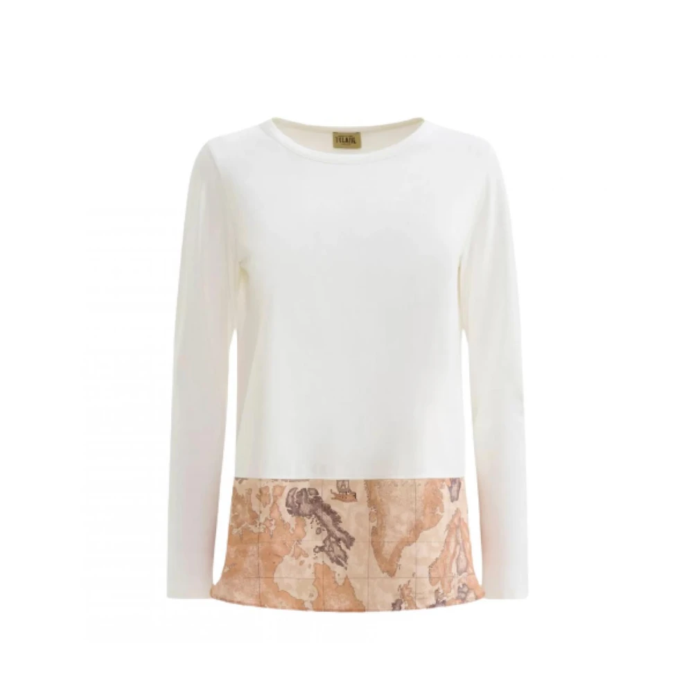Alviero Martini 1a Classe Katoenen T-shirt White Dames