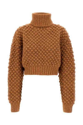 Alpaca Blend Turtleneck Sweater