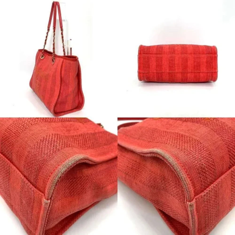 Chanel Vintage Pre-owned Leather chanel-bags Red Dames