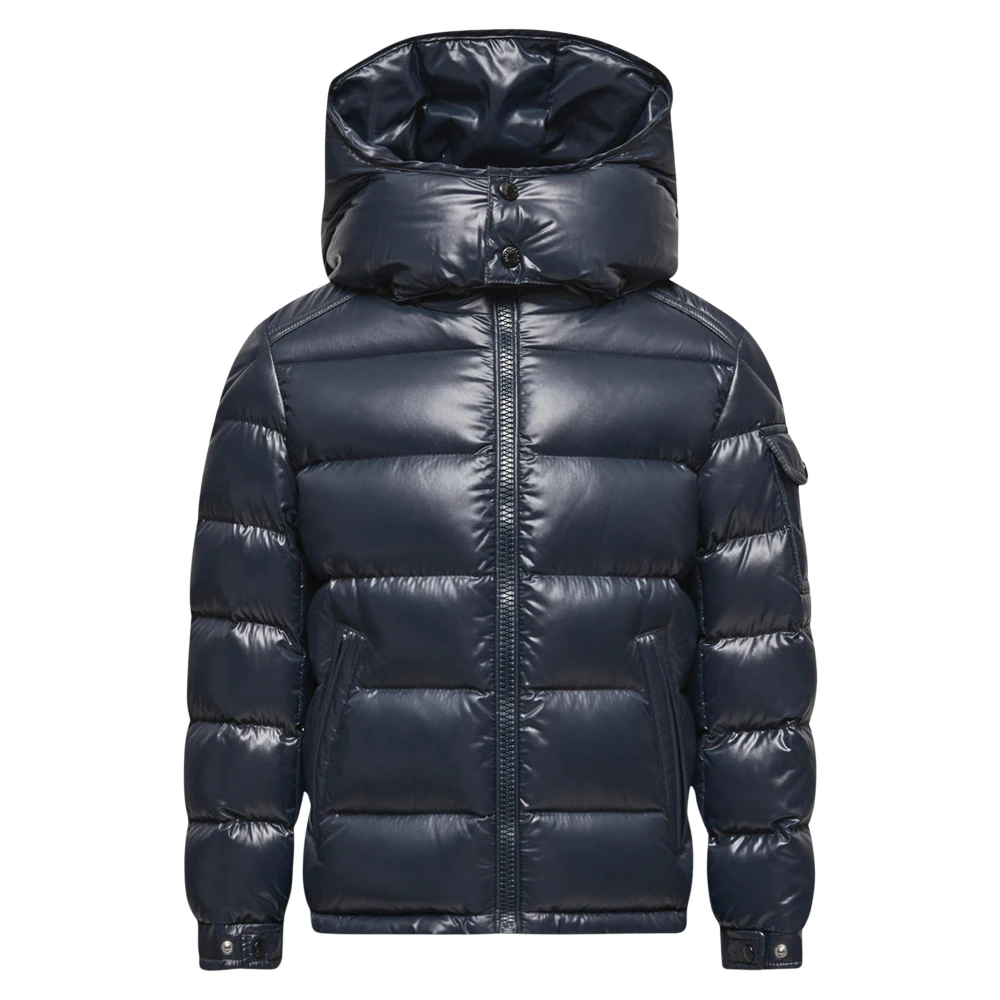 Moncler Unisex Kids Blue Winter Jackets, 4 Y, Maya Down Padded Jacket